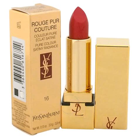 ysl 16 rouge roxane|Ysl / Rge.pur Couture Satin Radiance Lipstick No.16 Rouge .